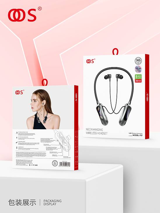 F27 - Sports Bluetooth wholesale, factory packaging shown