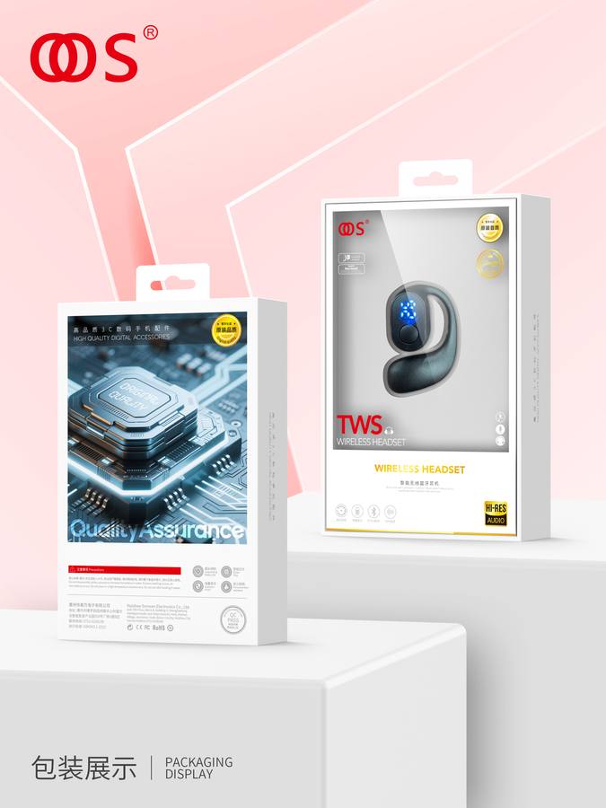 J606 - TWS Earbuds wholesale, factory packaging shown