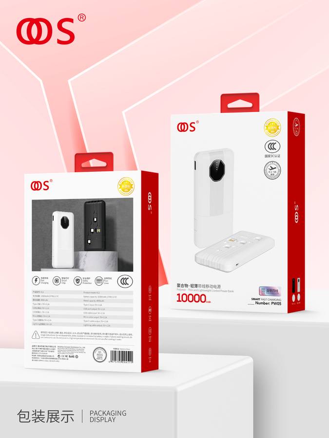PW05 - Power Banks wholesale, factory packaging shown