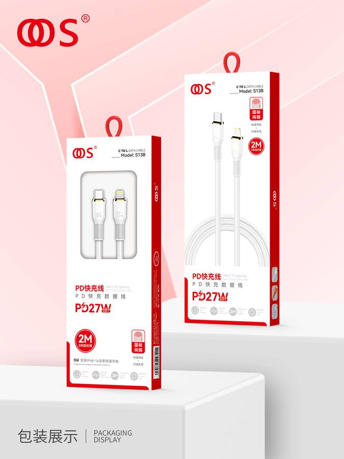 S13B - Data Cables wholesale, factory packaging shown