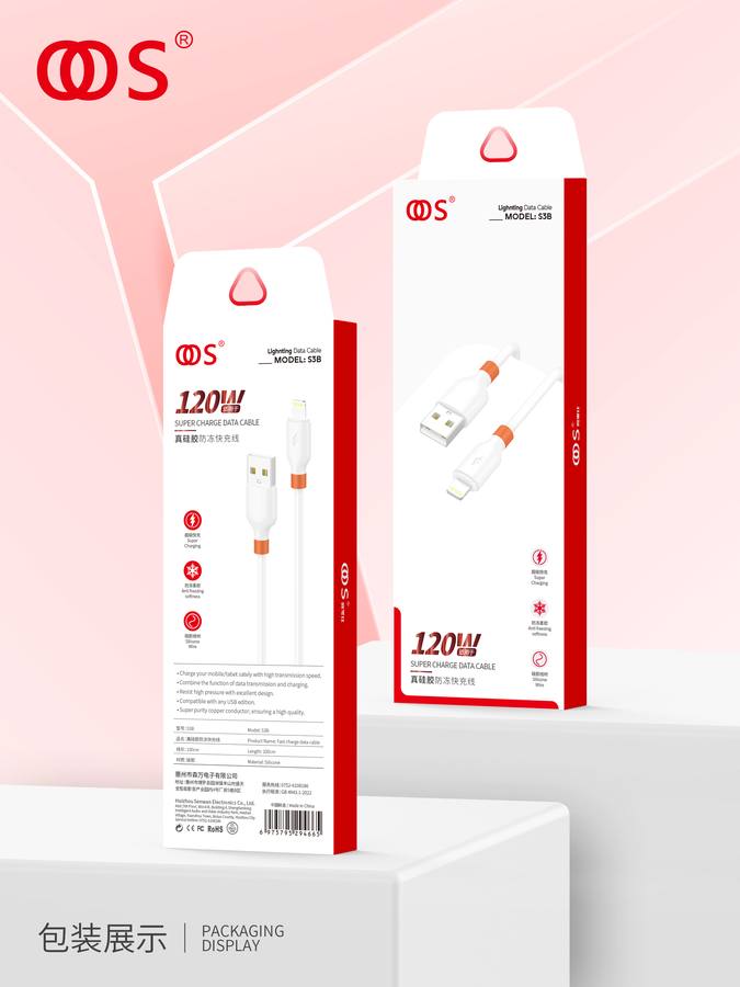 S3B - Data Cables wholesale, factory packaging shown