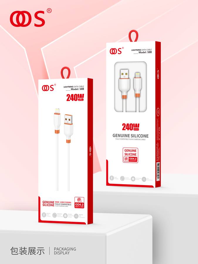 S8B - Data Cables wholesale, factory packaging shown