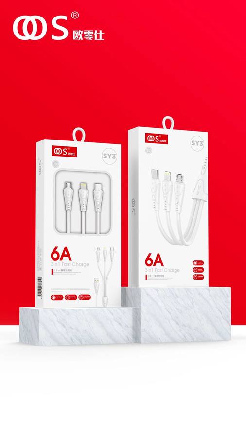 SY3 - Data Cables wholesale, factory packaging shown